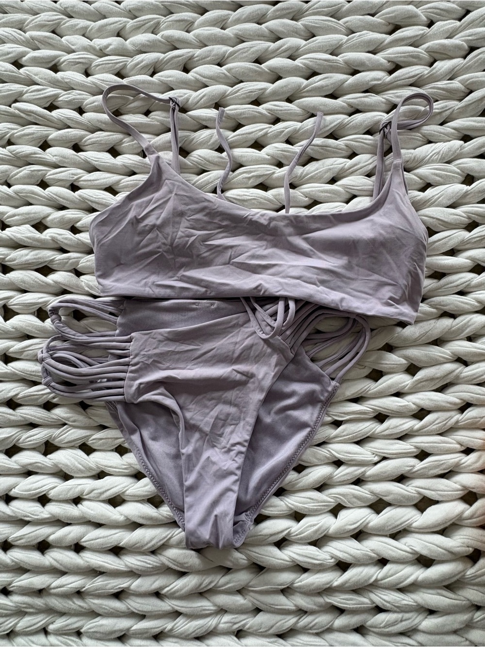 O'Neill Lavender Strappy Bikini Set